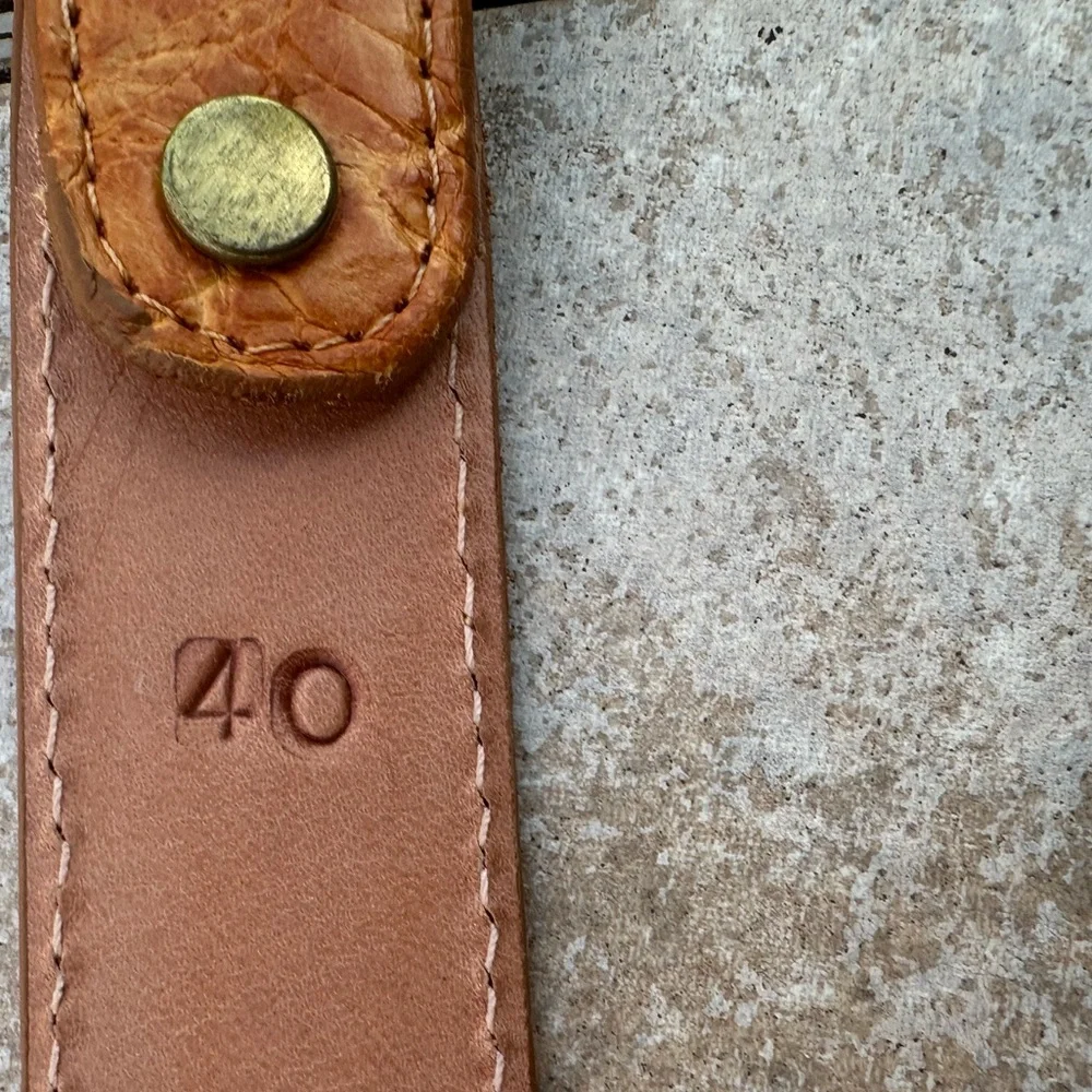 Genuine Alligator Leather Belt